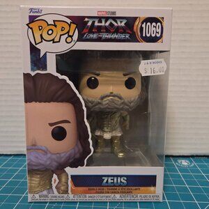 Funko POP Marvel MCU Thor Love and Thunder Zeus 1069 Vinyl Figure
